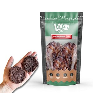 Luv Hamburguinho Bovino Petisco 100% Natural Para Cães Gatos Luv