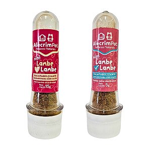 Kit 2 Mini Lambe Lambe Rim Bovino e Pulmão Suíno Cães e Gatos AlecrimPet