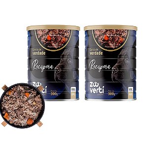 Kit 2 Recupera Alimentação Úmida Natural Para Cães Hipercalórica Zooverti