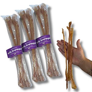 Kit 3 Tendão Bovino Mordedor Natural Para Cães Big Bumerangue AlecrimPet