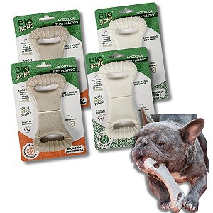 Kit Biobone 4 Mordedores Mordida Moderada e Forte Para Cães Ossão