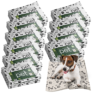Kit Jornal Pet Higiênico 500 Folhas Biodegradável Atóxico Não Mancha