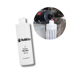 Frasco Diluidor de Shampoo Almotolia Banho e Tosa Bubbles 250ml