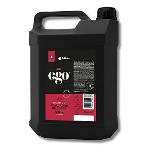 Shampoo Pet Realçador De Cores Ego 5L 1:10 Cães e Gatos Banho e Tosa Bubbles