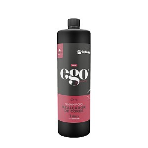 Shampoo Pet Realçador De Cores Ego 1L 1:10 Cães e Gatos Banho e Tosa Bubbles
