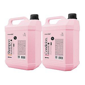 Kit Shampoo Neutralizador e Condicionador Essential Para Cães Banho e Tosa Bubbles