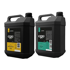 Kit Shampoo Neutralizador de Odores e Neutro 5L Para Cães Banho e Tosa Bubbles