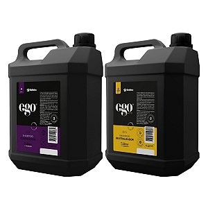 Kit Shampoo Clareador e Neutralizador 5L Para Cães Banho e Tosa Bubbles