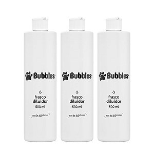 Kit 3 Uni Frasco Diluidor de Shampoo Almotolia Banho e Tosa 500ml