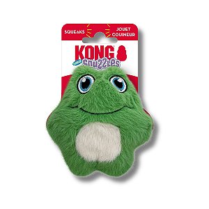 Kong Snuzzles Mini Sapo Pelucia Para Caes Fofa Com Apito