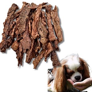 Pulmão Bovino Desidratado Petisco 100% Natural Para Cães Gatos 30g Bicho do Mato