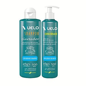 Kit Shampoo Clareador e Condicionador Explosão de Encantos Vuelo Cães