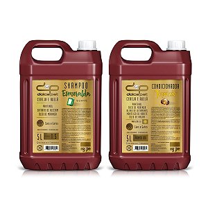 Kit Dolce Pet Shampoo Suave 1:5 e Condicionador 5L Cães e Gatos