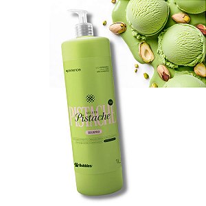 Shampoo Pet Gelato de Pistache Para Cães Banho e Tosa 1L 1:4 Bubbles