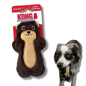 Kong Snuzzles Mini Lontra Pelúcia Para Cães Com Apito P