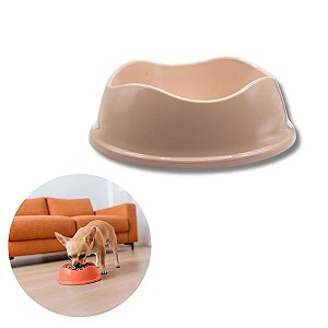 Comedouro Para Cães e Gatos Stark Bowl 350ml Rosê