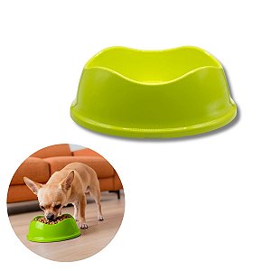 Comedouro Para Cães e Gatos Stark Bowl 350ml Verde Neon