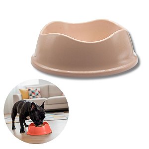 Comedouro Para Cães e Gatos Stark Bowl 550ml Rosê