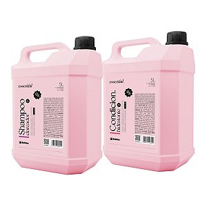 Kit Shampoo Clareador e Condicionador Essential Para Cães Banho e Tosa Bubbles