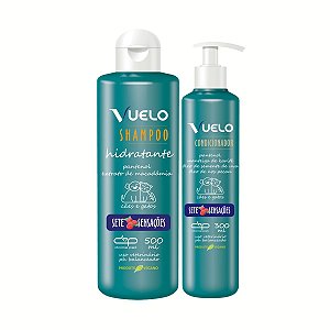 Kit Shampoo Hidratante e Condicionador Sete Sensações Vuelo Cães