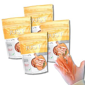 Kit 4 Just Petisco Para Cães Natural Tiras de Frango 55g