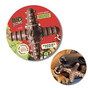 Biobone Sabor Carne Mordedor Resistente Mordida Forte Para Caes Asterisco G