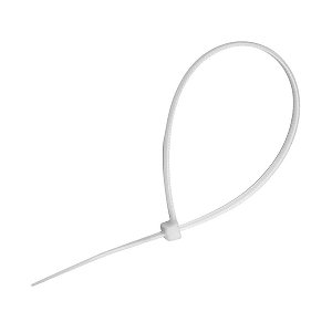 ABRACADEIRA NYLON BRANCA 3,6x200 PCT C/ 100 (1) 1314
