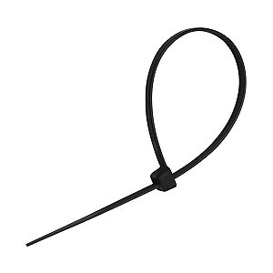 ABRACADEIRA NYLON PRETA 2,5x200 PCT C/ 100 (1) 1323
