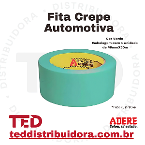 FITA CREPE VERDE AUTOMOTIVA 48mmX50m 01405100155