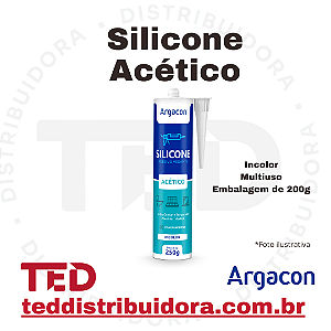 SILICONE ACETICO INCOLOR MULTIUSO 250G ARGACON