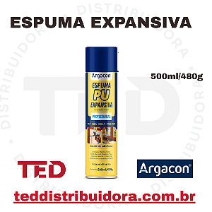 ESPUMA EXPANSIVA PU ARGACON 500ML / 480GR