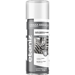 Graxa Branca Spray Lubrificante 300ml 180g Etaniz