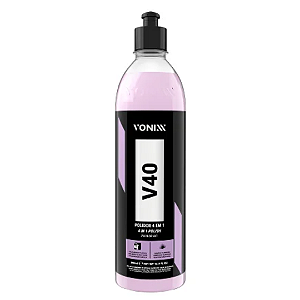 V40 500ml Composto Polidor 4 em 1 Vonixx Corte, Refino e Lustro Vonixx