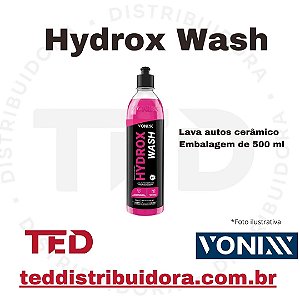 HYDROX WASH VONIX 500ML LAVA AUTOS CERAMICO 2EM1