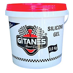 Silicone Gel 3kg Gitanes Revitalizador de Plásticos, Borrachas e Pneus