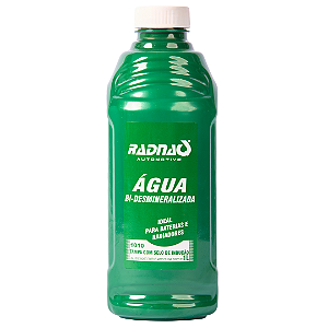 Água Bidesmineralizada Radnaq 1L para Baterias e Radiadores