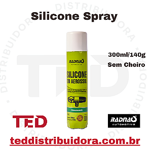 SILICONE SPRAY SEM PERFUME 300ML/140G RADNAQ