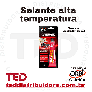 SELANTE ALTA TEMPERATURA VERMELHO 50G