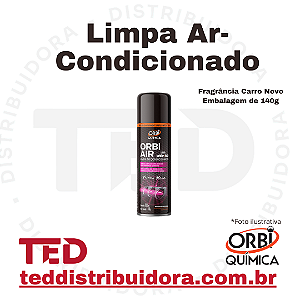 LIMPA AR COND CARRO NOVO ORBI 200ML/140G