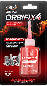 Trava Parafuso Vermelho Alto Torque Orbi 10g Alta Resistência