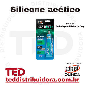 SILICONE ACET INCOLOR MULTIUSO BLISTER 50G ORBI