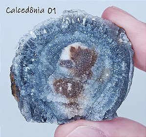 10 opções de Calcedônia - Mini Galáxia