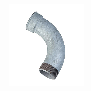 Curva galvanizada m/f 90º