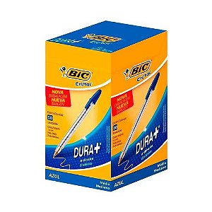 CANETA CRISTAL ORIGINAL 1.0MM PONTA MEDIA AZUL C/50 BIC