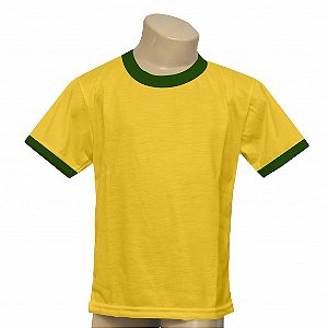 CAMISA INFANTIL AMARELO CANARIO - COPA DO BRASIL