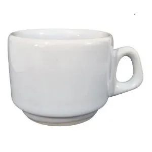 Xicara de Chá de Porcelana Branca para Sublimação - 180ml - Mr.Mug