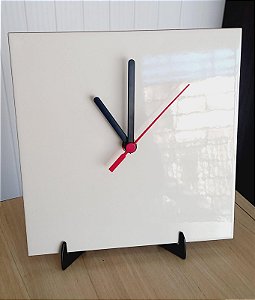 Relógio 20x20 - Mecanismo Quartz - Suporte Regulável