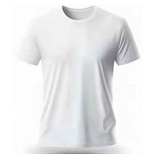 Kit 10 Camisetas Branca 100% ALGODÃO  Especial .30 - Perfeitas para DTF! - Unissex