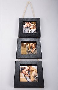 KIT 03 QUADROS DECORATIVOS 11X11CM PERSONALIZADO COM FOTO