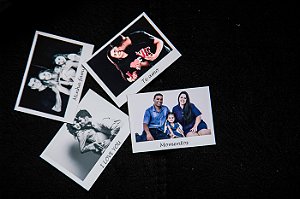 Álbum de geladeira com 12 fotos
